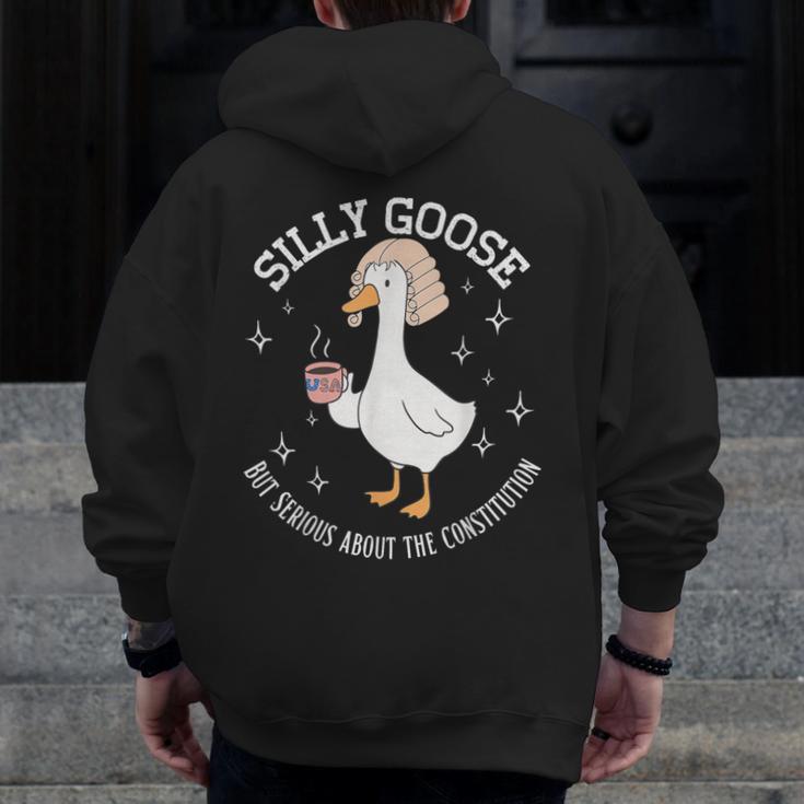 Silly Goose Constitution History Teacher Middle School Men Zip Up Hoodie Back Print, History Teacher Gifts, funny design Silly Goose Constitution History Teacher Middle School Men Zip Up Hoodie Back Print, History Teacher Gifts, funny design