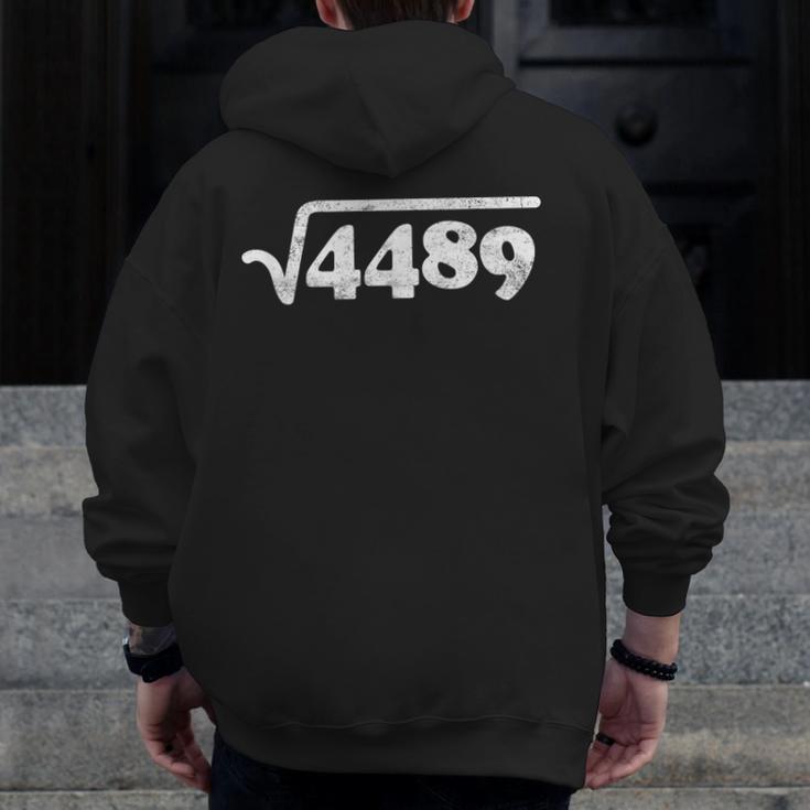 Sixty Seven 67 Meme Square Root 4489 Slang Math Teacher Men Zip Up Hoodie Back Print, funny design Sixty Seven 67 Meme Square Root 4489 Slang Math Teacher Men Zip Up Hoodie Back Print, funny design