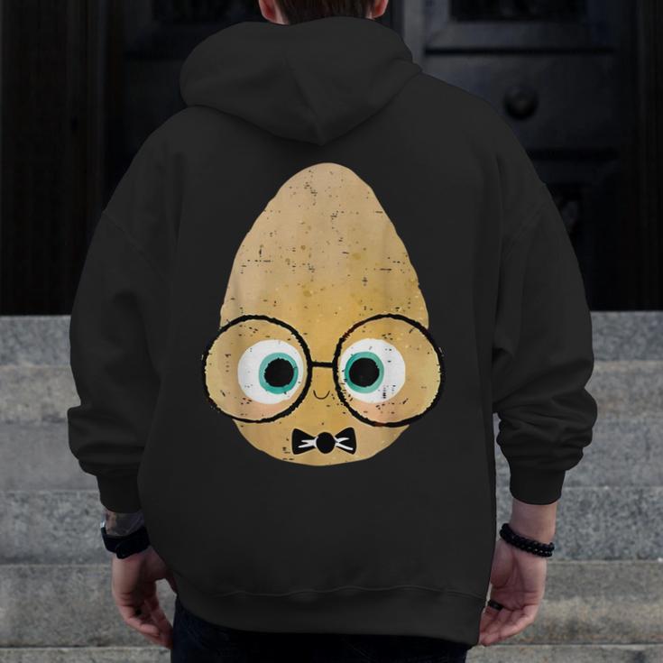 The Smart Seed Good Egg Teacher Halloween Costume Food Group Men Zip Up Hoodie Back Print, funny design The Smart Seed Good Egg Teacher Halloween Costume Food Group Men Zip Up Hoodie Back Print, funny design