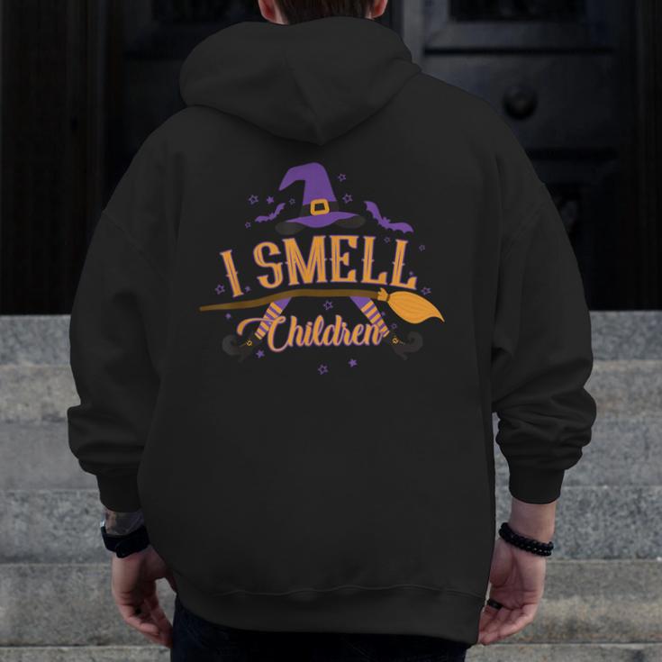 I Smell Children Wicked Cute Kindergarten Teacher Halloween Men Zip Up Hoodie Back Print, funny design I Smell Children Wicked Cute Kindergarten Teacher Halloween Men Zip Up Hoodie Back Print, funny design