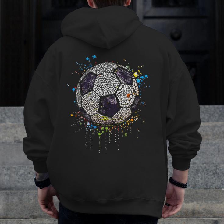 Soccer Dot Day Shirts For Kids Men Women Teacher Men Zip Up Hoodie Back Print, funny design Soccer Dot Day Shirts For Kids Men Women Teacher Men Zip Up Hoodie Back Print, funny design