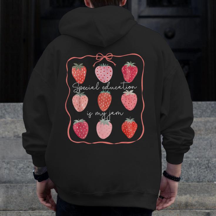 Special Education Is My Jam SPED Teacher Back To School Men Zip Up Hoodie Back Print, funny design Special Education Is My Jam SPED Teacher Back To School Men Zip Up Hoodie Back Print, funny design