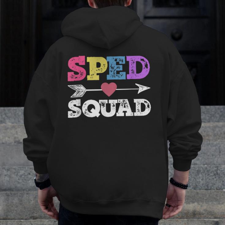 Special Education Squad Shirt SPED Squad Teacher's Day For Men Women Men Zip Up Hoodie Back Print, funny design Special Education Squad Shirt SPED Squad Teacher's Day For Men Women Men Zip Up Hoodie Back Print, funny design