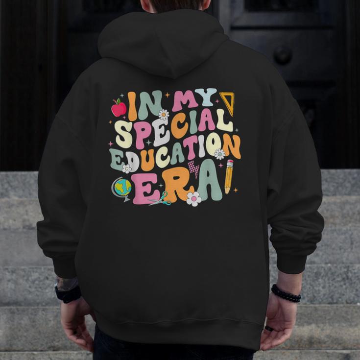 Special Education Teacher Era Inspirational SPED ABA Autism Men Zip Up Hoodie Back Print, funny design Special Education Teacher Era Inspirational SPED ABA Autism Men Zip Up Hoodie Back Print, funny design