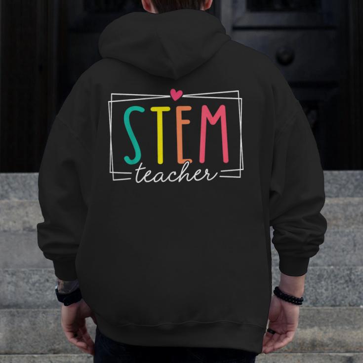 STEM Teacher Science Appreciation Women Back To School Men Zip Up Hoodie Back Print, Science Teacher Gifts, funny design STEM Teacher Science Appreciation Women Back To School Men Zip Up Hoodie Back Print, Science Teacher Gifts, funny design