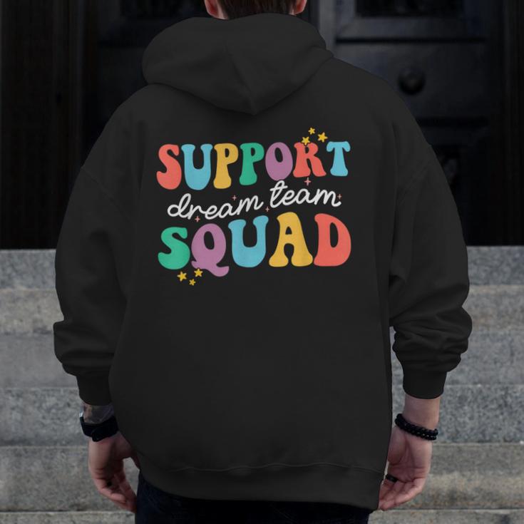 Support Dream Services Team Groovy Teacher Support Squad Men Zip Up Hoodie Back Print, Groovy Teacher Gifts, funny design Support Dream Services Team Groovy Teacher Support Squad Men Zip Up Hoodie Back Print, Groovy Teacher Gifts, funny design