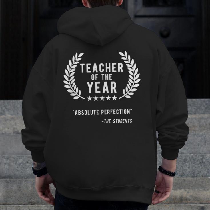 Teacher Appreciation Shirts Teacher Of The Year Men Zip Up Hoodie Back Print, funny design Teacher Appreciation Shirts Teacher Of The Year Men Zip Up Hoodie Back Print, funny design