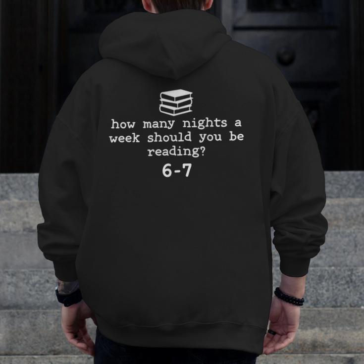 Teacher Haunted By 6-7 Halloween 6 7 Reading Book 67 Men Zip Up Hoodie Back Print, funny design Teacher Haunted By 6-7 Halloween 6 7 Reading Book 67 Men Zip Up Hoodie Back Print, funny design