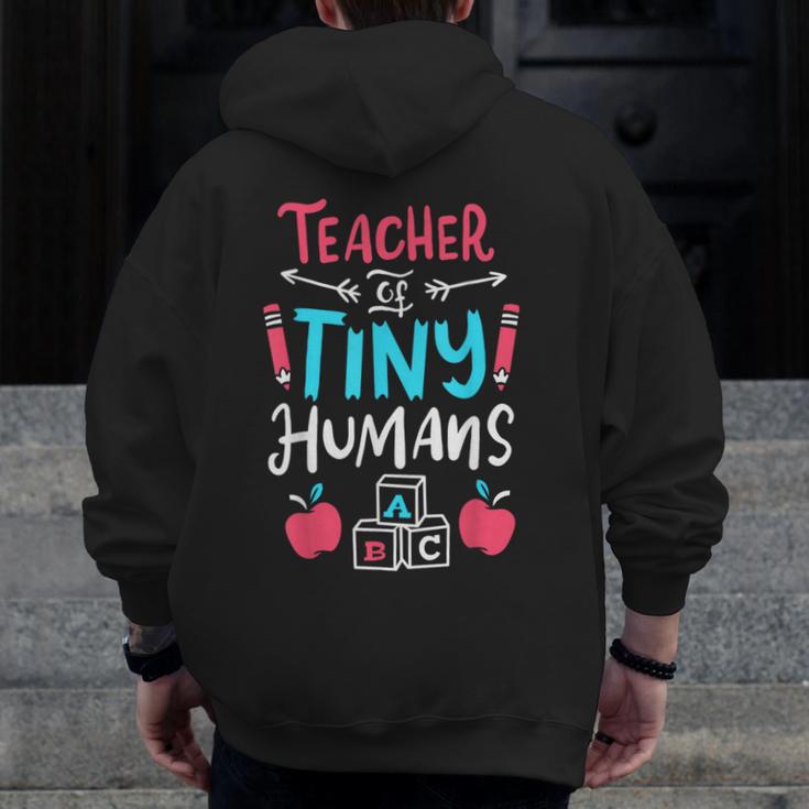 Teacher Preschool Pre K Kindergarten Men Zip Up Hoodie Back Print, funny design Teacher Preschool Pre K Kindergarten Men Zip Up Hoodie Back Print, funny design