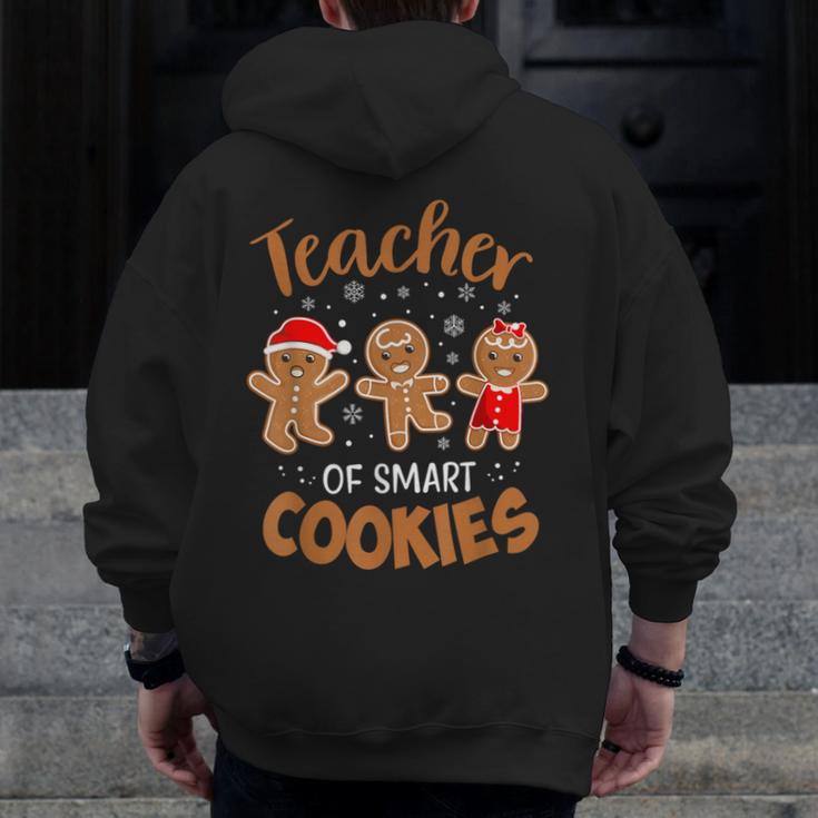 Teacher Of Smart Cookies Gingerbread Christmas Teacher Cute Men Women Kids Men Zip Up Hoodie Back Print, funny design Teacher Of Smart Cookies Gingerbread Christmas Teacher Cute Men Women Kids Men Zip Up Hoodie Back Print, funny design