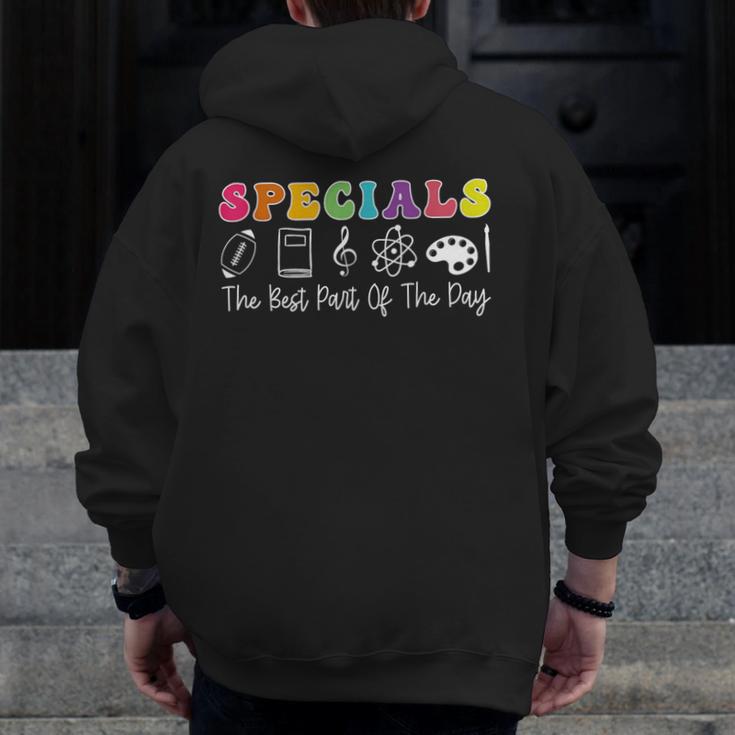 Teacher Specials The Best Part Of The Day Specials Squad Men Zip Up Hoodie Back Print, funny design Teacher Specials The Best Part Of The Day Specials Squad Men Zip Up Hoodie Back Print, funny design