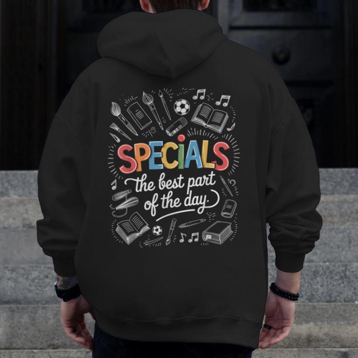 Teacher Specials The Best Part Of The Day Specials Squad Men Zip Up Hoodie Back Print, funny design Teacher Specials The Best Part Of The Day Specials Squad Men Zip Up Hoodie Back Print, funny design