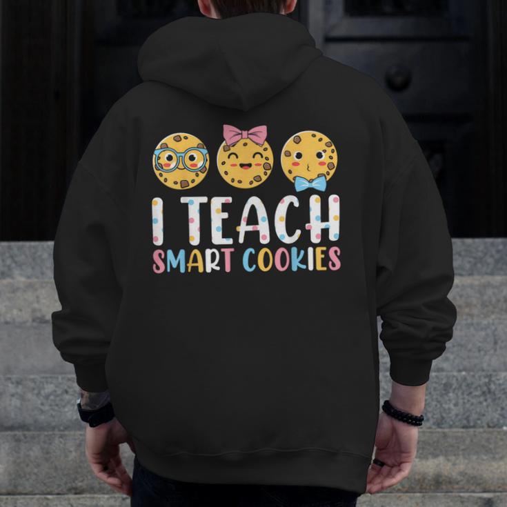 Teacher I Teach Smart Cookies For Men Women Kids Men Zip Up Hoodie Back Print, funny design Teacher I Teach Smart Cookies For Men Women Kids Men Zip Up Hoodie Back Print, funny design