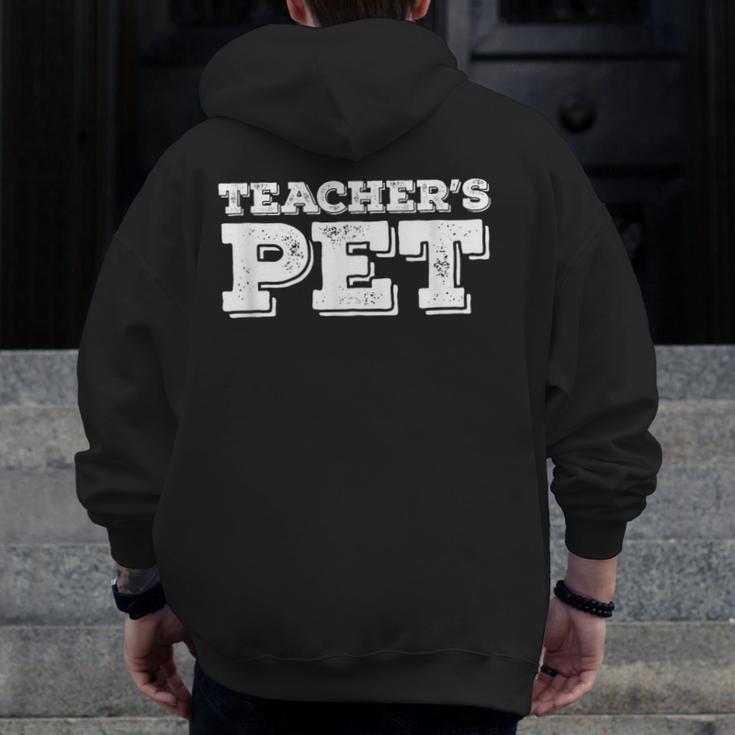 TEACHER'S PET You'Re My Favorite Do Me A Favor Men Zip Up Hoodie Back Print, funny design