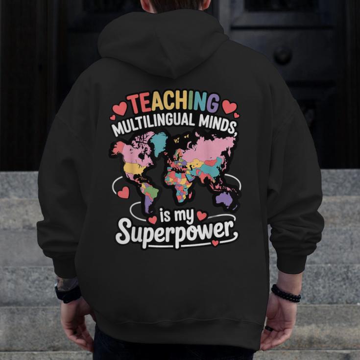 Teaching Multilingual Minds Learners English ESL Teacher Men Zip Up Hoodie Back Print, Esl Teacher Gifts, English Teacher Gifts, funny design Teaching Multilingual Minds Learners English ESL Teacher Men Zip Up Hoodie Back Print, Esl Teacher Gifts, English Teacher Gifts, funny design