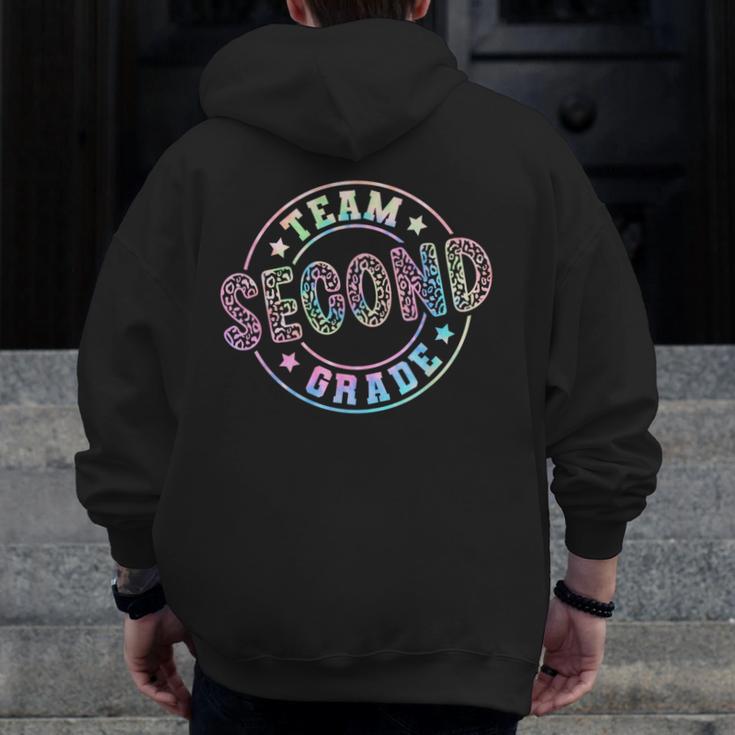 Team Second Grade Teacher Student Back To School 2nd Grade Men Zip Up Hoodie Back Print, 2nd Grade Teacher Gifts, funny design Team Second Grade Teacher Student Back To School 2nd Grade Men Zip Up Hoodie Back Print, 2nd Grade Teacher Gifts, funny design