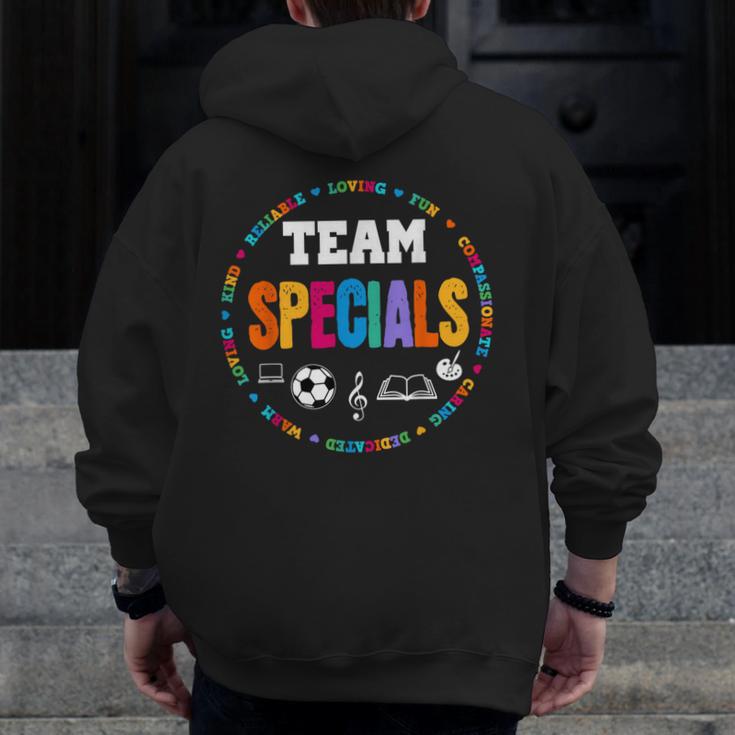 TEAM Specials Teacher TRIBE Squad Back To Primary School Men Zip Up Hoodie Back Print, funny design TEAM Specials Teacher TRIBE Squad Back To Primary School Men Zip Up Hoodie Back Print, funny design