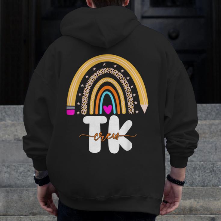 Team TK Transitional Kindergaten TK Crew Squad Teacher Kids Men Zip Up Hoodie Back Print, funny design Team TK Transitional Kindergaten TK Crew Squad Teacher Kids Men Zip Up Hoodie Back Print, funny design