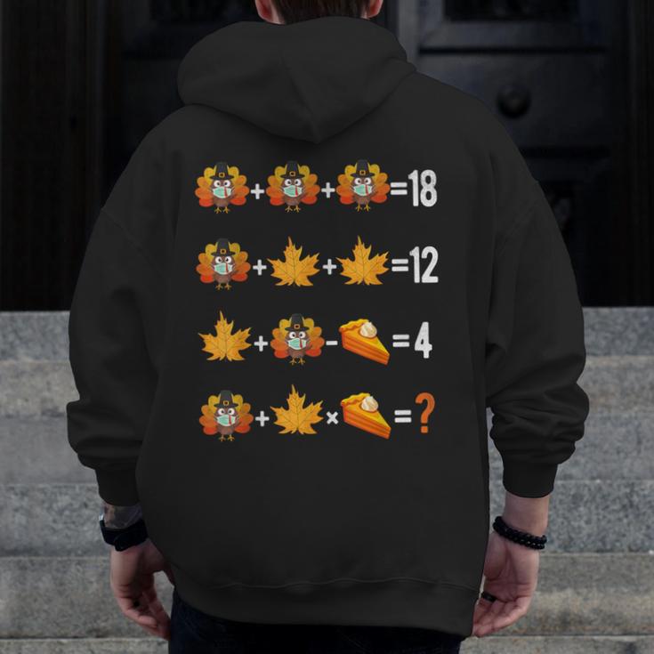 Thanksgiving Order Of Operations Quiz Math Teacher Life Men Zip Up Hoodie Back Print, funny design Thanksgiving Order Of Operations Quiz Math Teacher Life Men Zip Up Hoodie Back Print, funny design