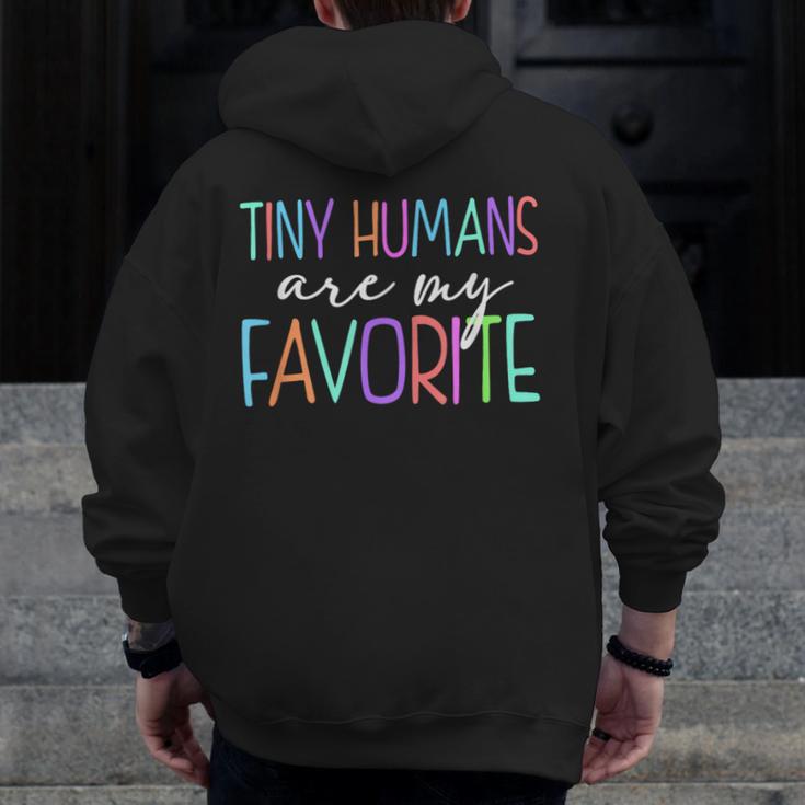Tiny Humans Are My Favorite Daycare Provider Teacher Daycare Men Zip Up Hoodie Back Print, funny design Tiny Humans Are My Favorite Daycare Provider Teacher Daycare Men Zip Up Hoodie Back Print, funny design