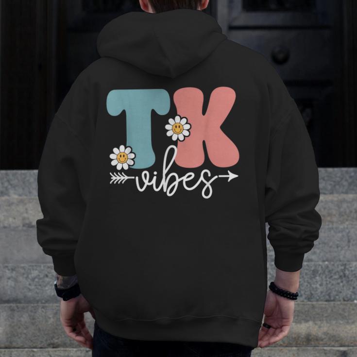 TK Vibes Back To School Teachers Students TK Team Men Zip Up Hoodie Back Print, funny design TK Vibes Back To School Teachers Students TK Team Men Zip Up Hoodie Back Print, funny design
