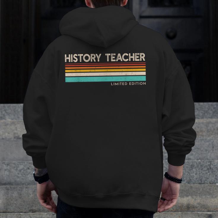 History Teacher Limited Edition Retro History Education Men Zip Up Hoodie Back Print, History Teacher Gifts, funny design History Teacher Limited Edition Retro History Education Men Zip Up Hoodie Back Print, History Teacher Gifts, funny design