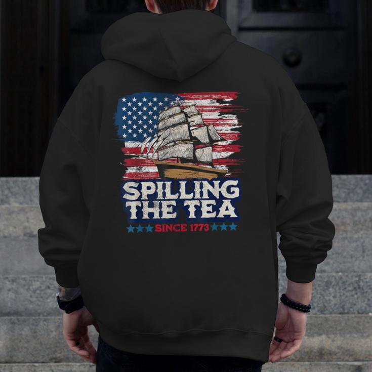 US History Teacher Boston Spilling The Tea Since 1773 Men Zip Up Hoodie Back Print, History Teacher Gifts, funny design US History Teacher Boston Spilling The Tea Since 1773 Men Zip Up Hoodie Back Print, History Teacher Gifts, funny design
