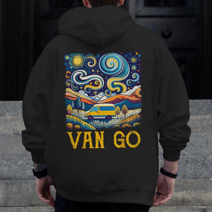 Van Go Vanlife Accessories Artist Art Teacher Men Zip Up Hoodie Back Print, funny design Van Go Vanlife Accessories Artist Art Teacher Men Zip Up Hoodie Back Print, funny design