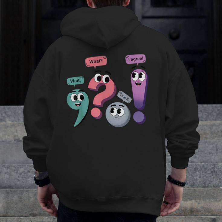 Wait What Stop It I Agree Grammar English Teacher Men Zip Up Hoodie Back Print, English Teacher Gifts, funny design Wait What Stop It I Agree Grammar English Teacher Men Zip Up Hoodie Back Print, English Teacher Gifts, funny design