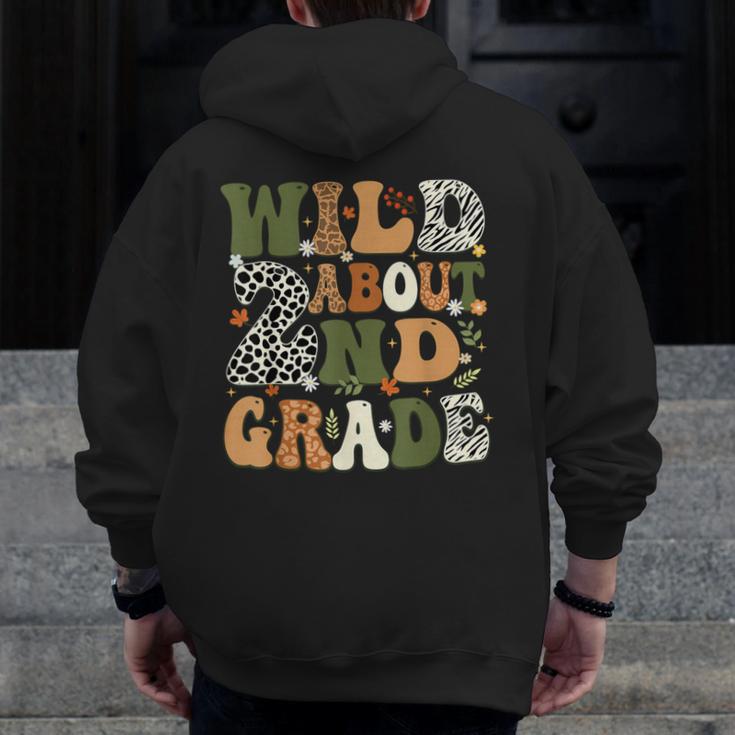 Wild About 2nd Grade Teacher Student First Day Of School Men Zip Up Hoodie Back Print, 2nd Grade Teacher Gifts, First Grade Teacher Gifts, funny design Wild About 2nd Grade Teacher Student First Day Of School Men Zip Up Hoodie Back Print, 2nd Grade Teacher Gifts, First Grade Teacher Gifts, funny design