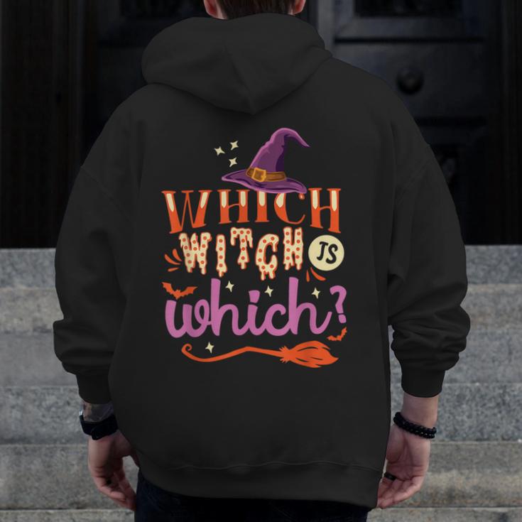 Which Witch Is Which Halloween English Teacher Men Zip Up Hoodie Back Print, English Teacher Gifts, funny design Which Witch Is Which Halloween English Teacher Men Zip Up Hoodie Back Print, English Teacher Gifts, funny design