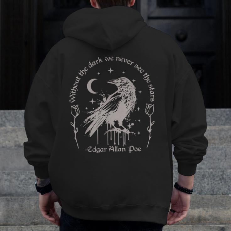 Without The Dark We Never See The Stars Teacher Men Zip Up Hoodie Back Print, funny design
