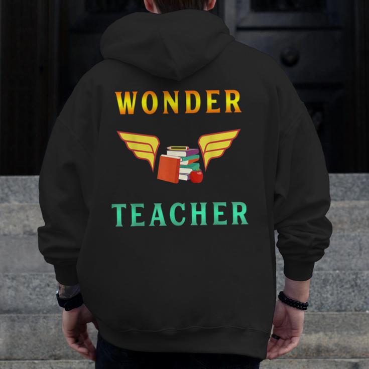 Wonder Teacher Instructor Professor Proud Literature Men Women Girls Kids T-Shirt Men Zip Up Hoodie Back Print, funny design Wonder Teacher Instructor Professor Proud Literature Men Women Girls Kids T-Shirt Men Zip Up Hoodie Back Print, funny design