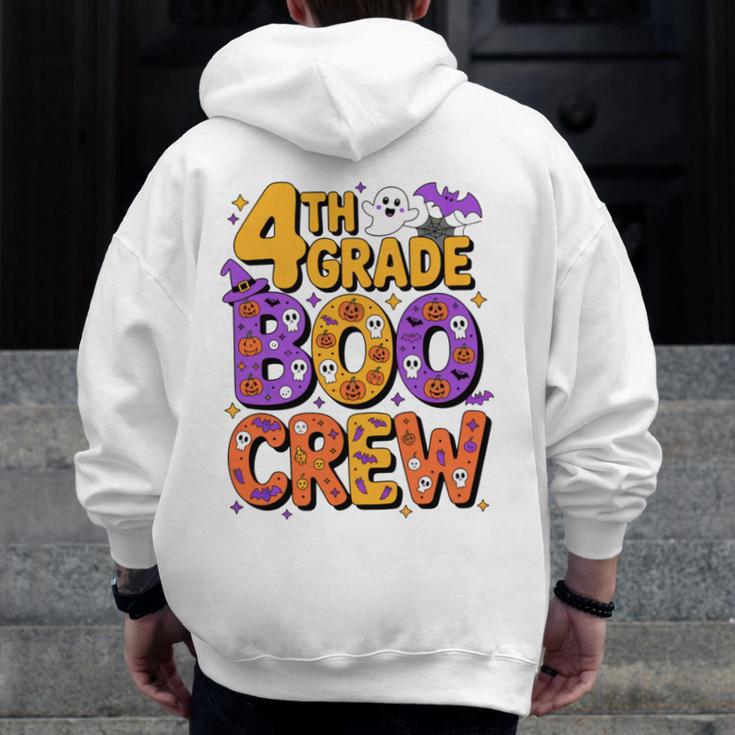 4th Grade Boo Crew Ghost Halloween Teacher Costume Men Zip Up Hoodie Back Print, 4th Grade Teacher Gifts, funny design 4th Grade Boo Crew Ghost Halloween Teacher Costume Men Zip Up Hoodie Back Print, 4th Grade Teacher Gifts, funny design