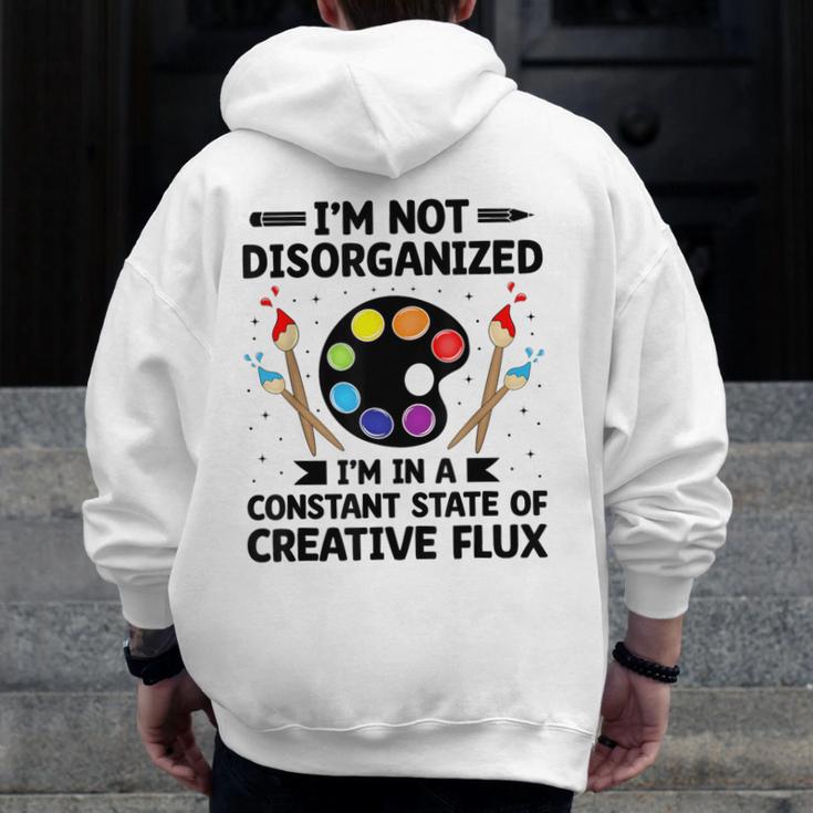 Art Teacher School Teacher Art Teachers School Men Zip Up Hoodie Back Print, funny design