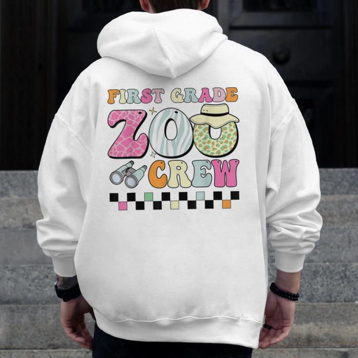 Field Zoo Trip Shirt For Teacher First Grade Crew For Men Women Kids Men Zip Up Hoodie Back Print, First Grade Teacher Gifts, funny design Field Zoo Trip Shirt For Teacher First Grade Crew For Men Women Kids Men Zip Up Hoodie Back Print, First Grade Teacher Gifts, funny design