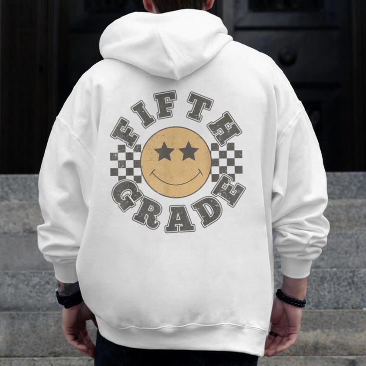 Fifth Grade Teacher First Day Of 5th Grade Back To School Men Zip Up Hoodie Back Print, First Grade Teacher Gifts, funny design Fifth Grade Teacher First Day Of 5th Grade Back To School Men Zip Up Hoodie Back Print, First Grade Teacher Gifts, funny design