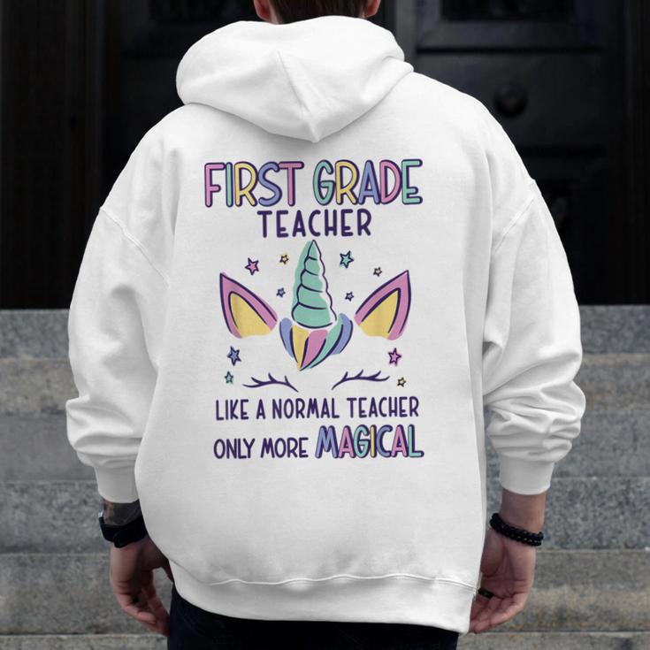 First Grade Teacher Definition Men Zip Up Hoodie Back Print, First Grade Teacher Gifts, funny design First Grade Teacher Definition Men Zip Up Hoodie Back Print, First Grade Teacher Gifts, funny design