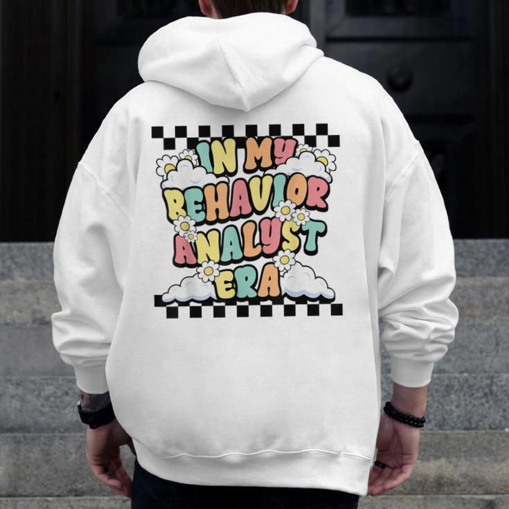 Groovy ABA RBT Therapist In My Behavior Analyst Era Teacher Men Zip Up Hoodie Back Print, Groovy Teacher Gifts, funny design Groovy ABA RBT Therapist In My Behavior Analyst Era Teacher Men Zip Up Hoodie Back Print, Groovy Teacher Gifts, funny design