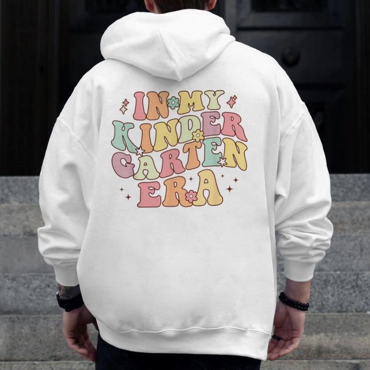 In My Kindergarten Era Retro Back To School Teacher Student Men Zip Up Hoodie Back Print, funny design In My Kindergarten Era Retro Back To School Teacher Student Men Zip Up Hoodie Back Print, funny design