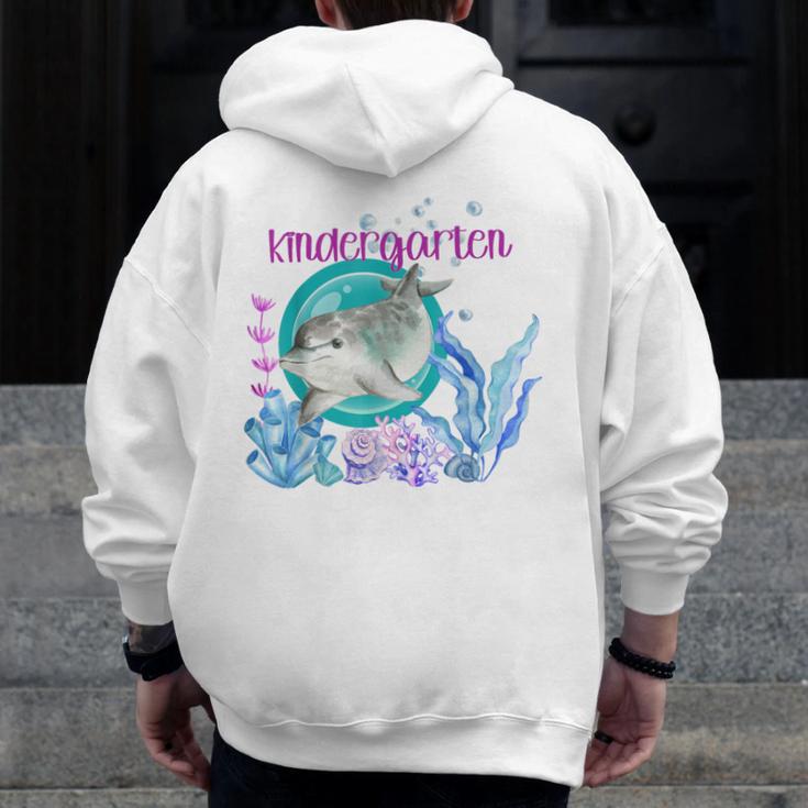 Kindergarten Teacher Dolphin Ocean Life Teaching Team Spirit Men Zip Up Hoodie Back Print, funny design Kindergarten Teacher Dolphin Ocean Life Teaching Team Spirit Men Zip Up Hoodie Back Print, funny design