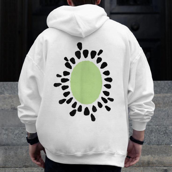 Kiwi Easy Costume Halloween Fruit Lover School Teacher Fun Men Zip Up Hoodie Back Print, funny design Kiwi Easy Costume Halloween Fruit Lover School Teacher Fun Men Zip Up Hoodie Back Print, funny design