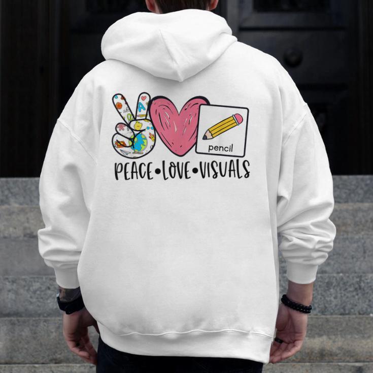 Peace Love Visuals Special Education Teacher Dream Team Men Zip Up Hoodie Back Print, funny design Peace Love Visuals Special Education Teacher Dream Team Men Zip Up Hoodie Back Print, funny design