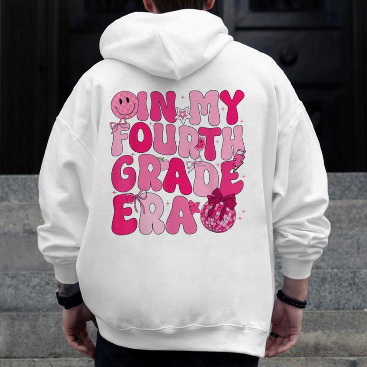 Pink Fourth Grade Era 4th Back To School Grade Teacher Men Zip Up Hoodie Back Print, 4th Grade Teacher Gifts, funny design Pink Fourth Grade Era 4th Back To School Grade Teacher Men Zip Up Hoodie Back Print, 4th Grade Teacher Gifts, funny design