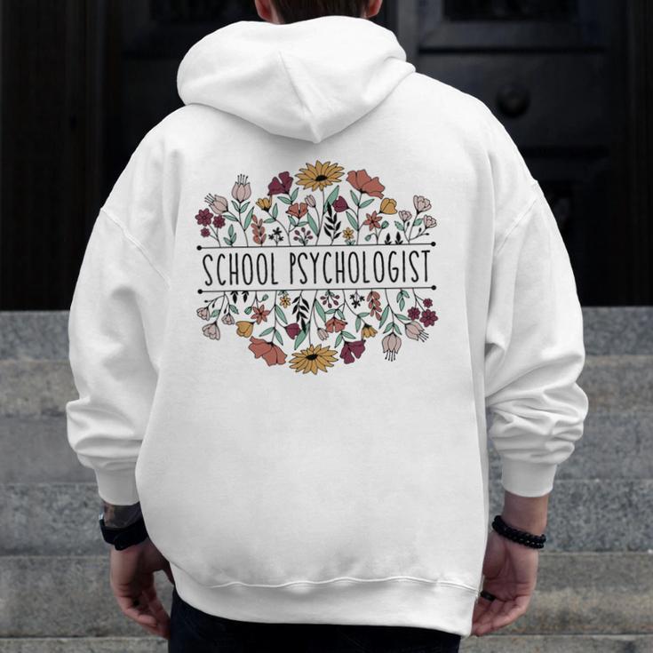 School Psychologist Psychology Teacher Appreciation Men Zip Up Hoodie Back Print, funny design School Psychologist Psychology Teacher Appreciation Men Zip Up Hoodie Back Print, funny design