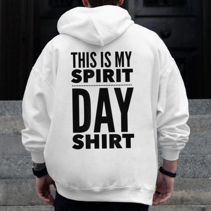 School Teacher Spirit Day Costume For Men Women Men Zip Up Hoodie Back Print, funny design School Teacher Spirit Day Costume For Men Women Men Zip Up Hoodie Back Print, funny design