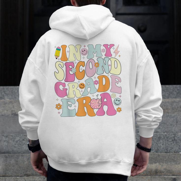 In My Second Grade Era 2nd Grade Girl Teacher Back To School Men Zip Up Hoodie Back Print, 2nd Grade Teacher Gifts, funny design In My Second Grade Era 2nd Grade Girl Teacher Back To School Men Zip Up Hoodie Back Print, 2nd Grade Teacher Gifts, funny design