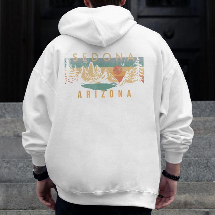 Sedona Men Zip Up Hoodie Back Print, funny design