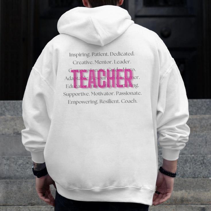 TEACH Inspirational Teacher Comfortable & Stylish T-Shirt Men Zip Up Hoodie Back Print, funny design TEACH Inspirational Teacher Comfortable & Stylish T-Shirt Men Zip Up Hoodie Back Print, funny design