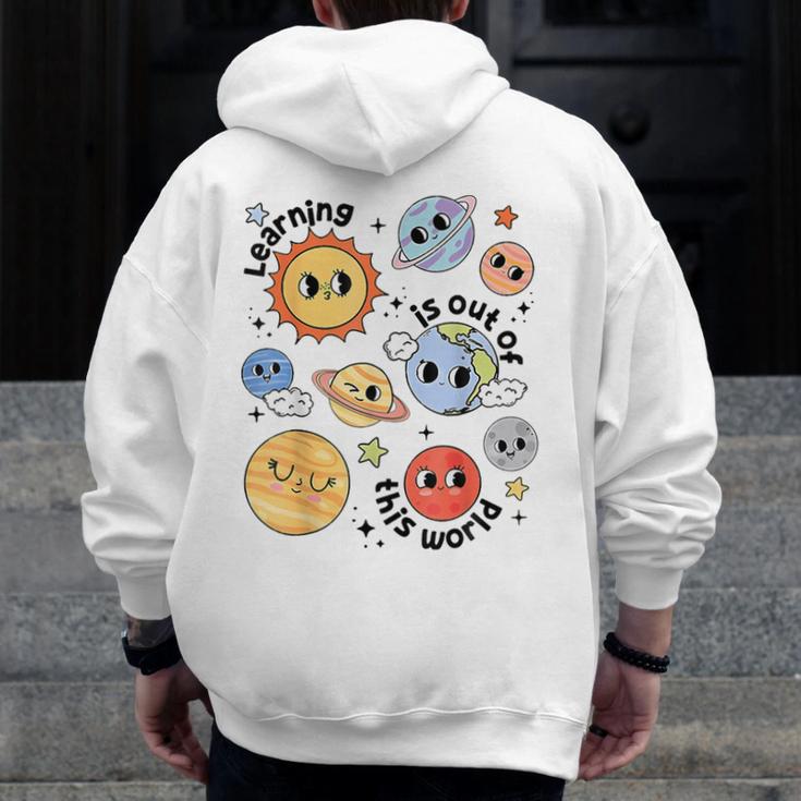 Teacher Space Science Learning Is Out Of World Solar System Men Zip Up Hoodie Back Print, Science Teacher Gifts, funny design Teacher Space Science Learning Is Out Of World Solar System Men Zip Up Hoodie Back Print, Science Teacher Gifts, funny design